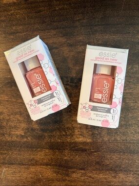 (2) essie Good As New Nail Perfector - Sheer Pink - NEW pkgs.